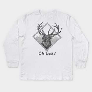 Oh Deer! Kids Long Sleeve T-Shirt